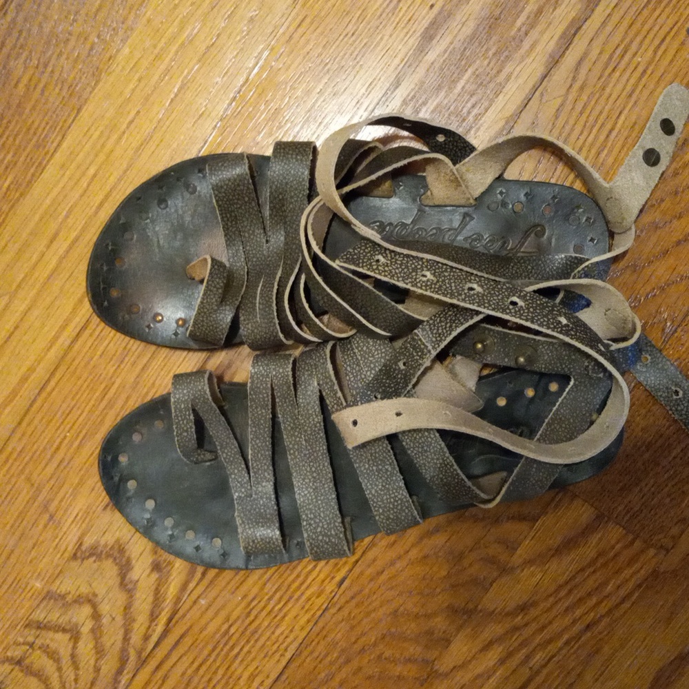 Free People Gladiator Leather Sandal